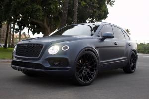 2018 Bentley Bentayga Matte Black on Forgiato Wheels (FLOW 001)